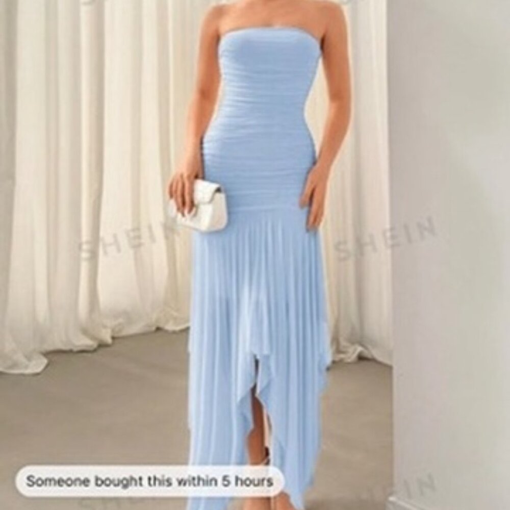 light blue dress - Picture 2 of 2